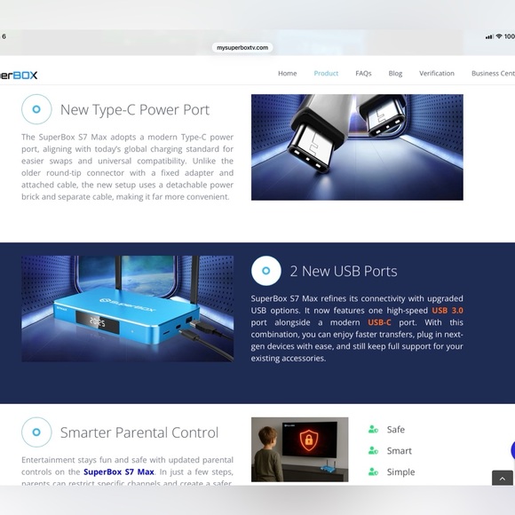 NEW 2026 SUPERBOX S7 MAX 6K ANDROID TV BOX • IN HAND • U.S.P.S. GROUND SHIPPING - Picture 9 of 10